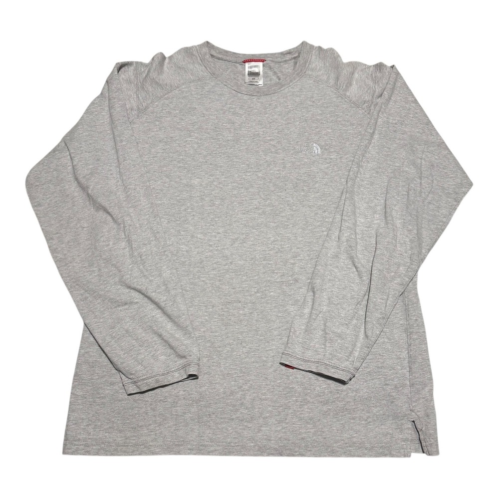 The North Face Gray Raglan Cut Long Sleeve Shirt‎ Men's Medium